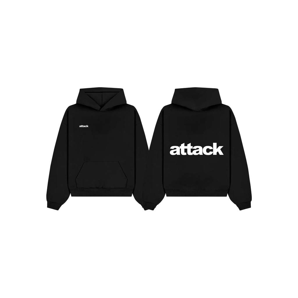 Attack Apparel "HOODIE" (BLACK)