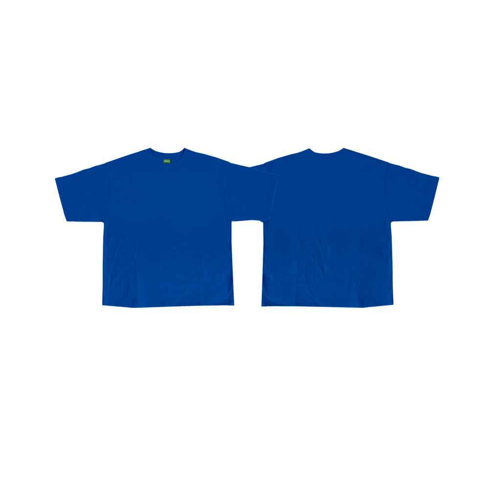 Attack Apparel "BOXY CROPPED PLAIN" (BLUE)