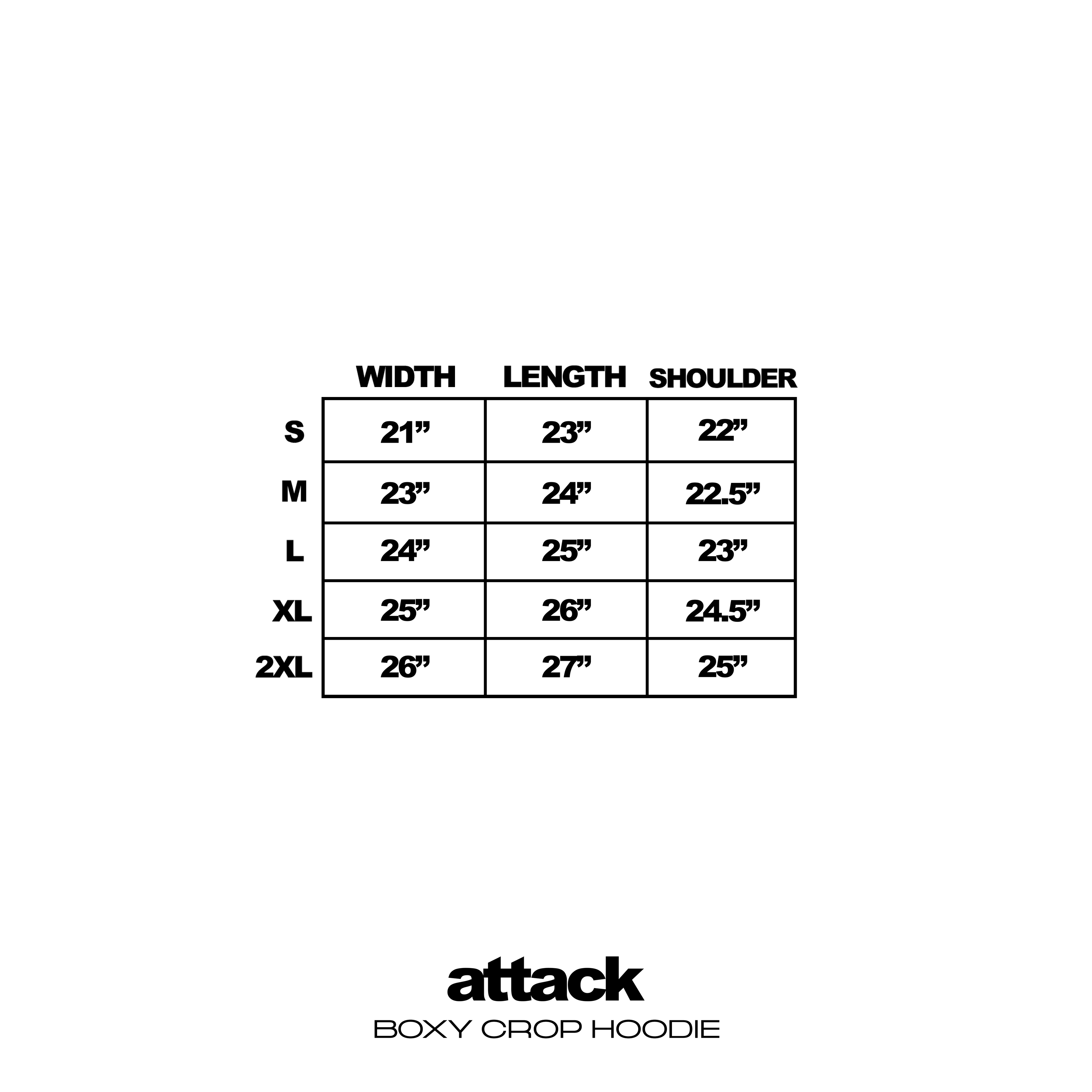 Attack Apparel "HOODIE" (WHITE)