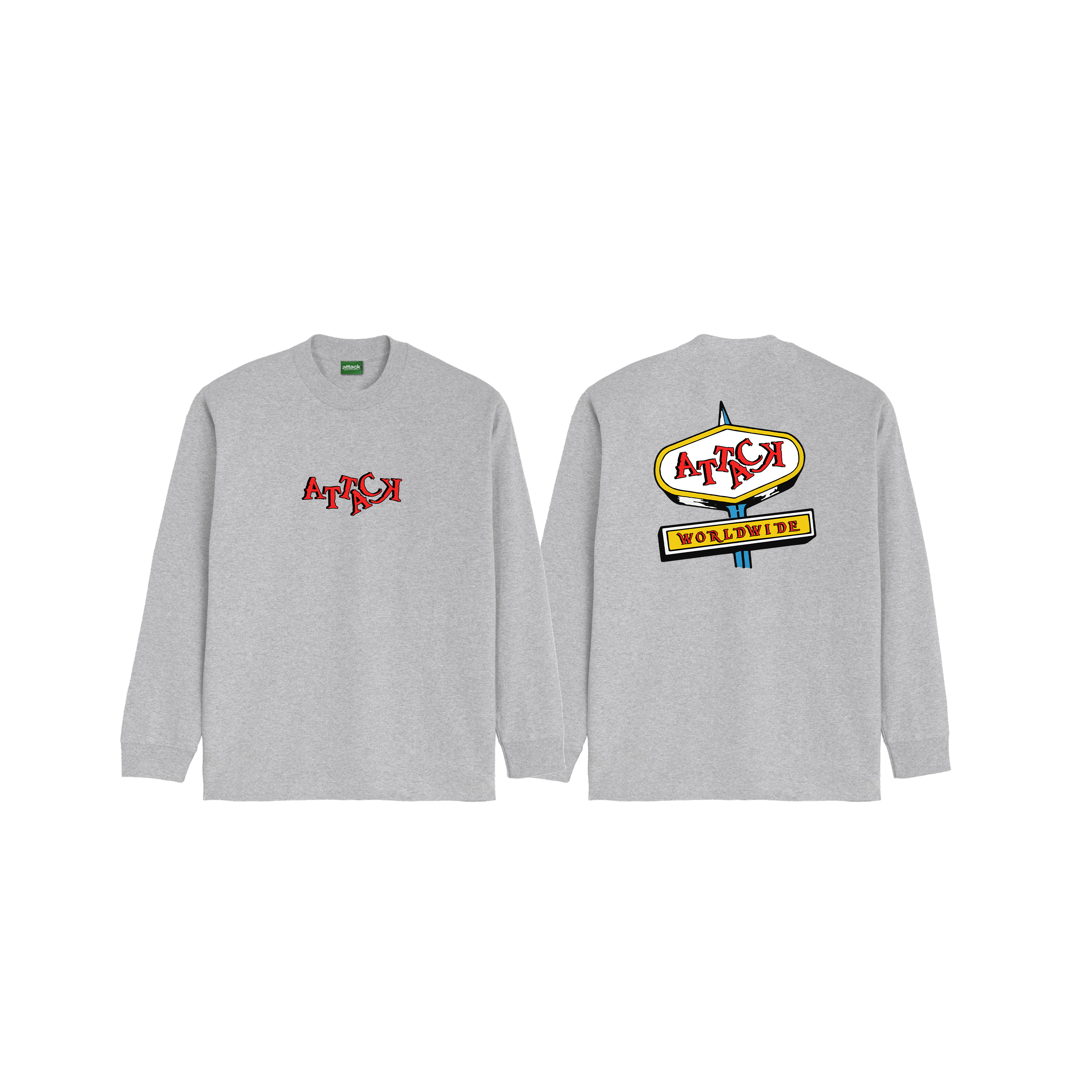 Attack Apparel "ARCHIVES" (GRAY SWEATSHIRT)