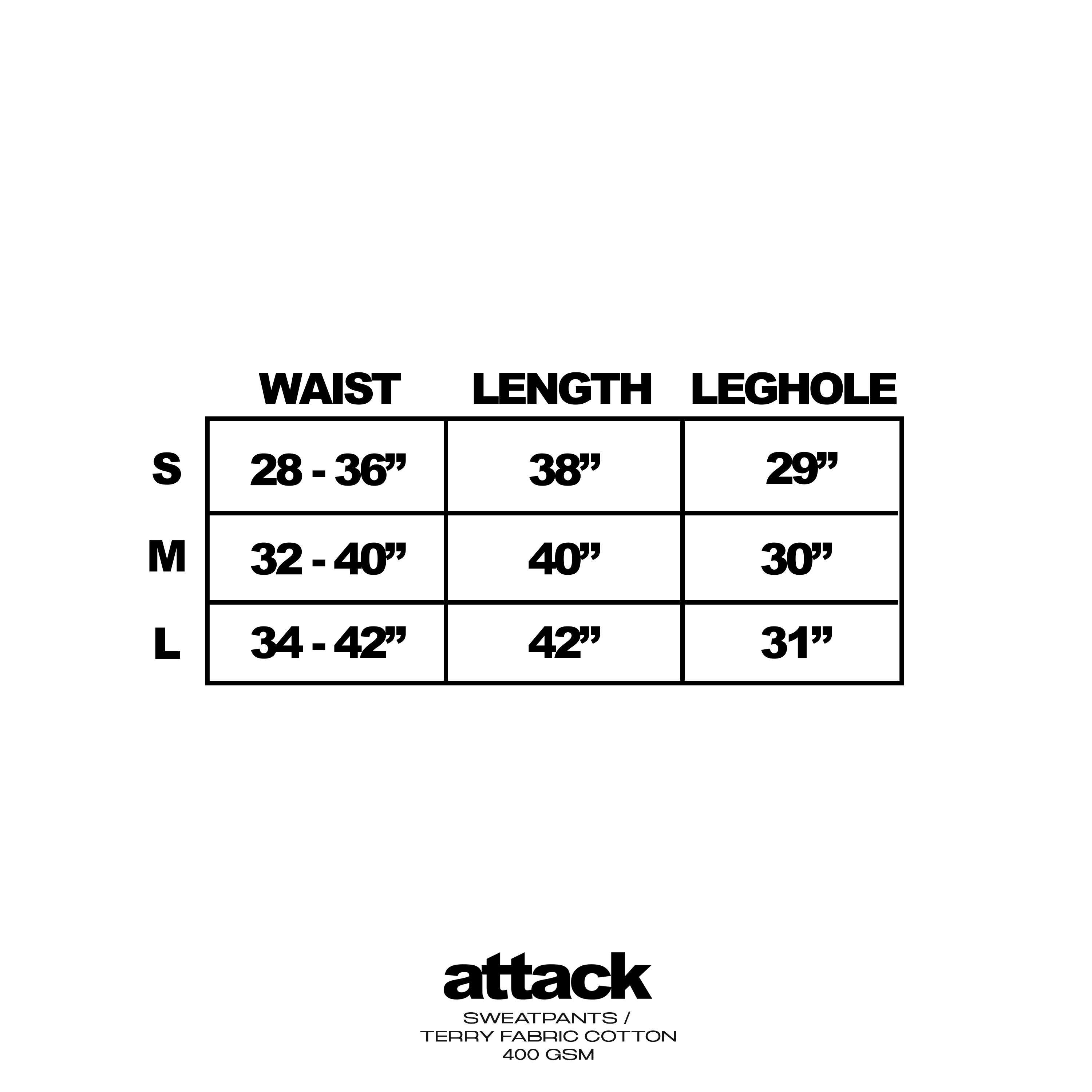 Attack Apparel "SWEATPANTS" (ROYAL BLUE)