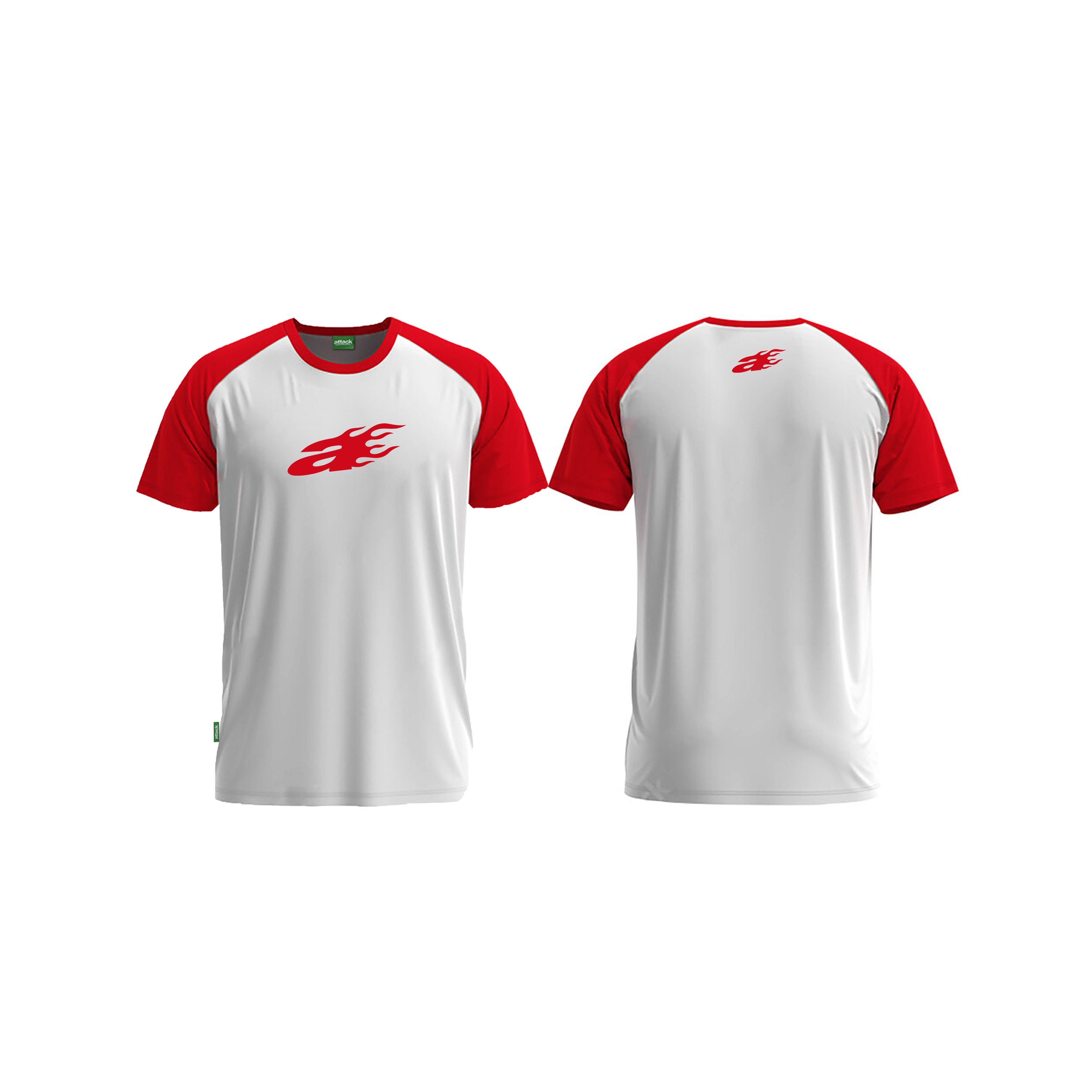 Attack Apparel "ARCHIVES" (WHITE RED)