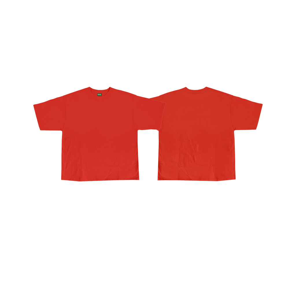 Attack Apparel "BOXY CROPPED PLAIN" (RED)