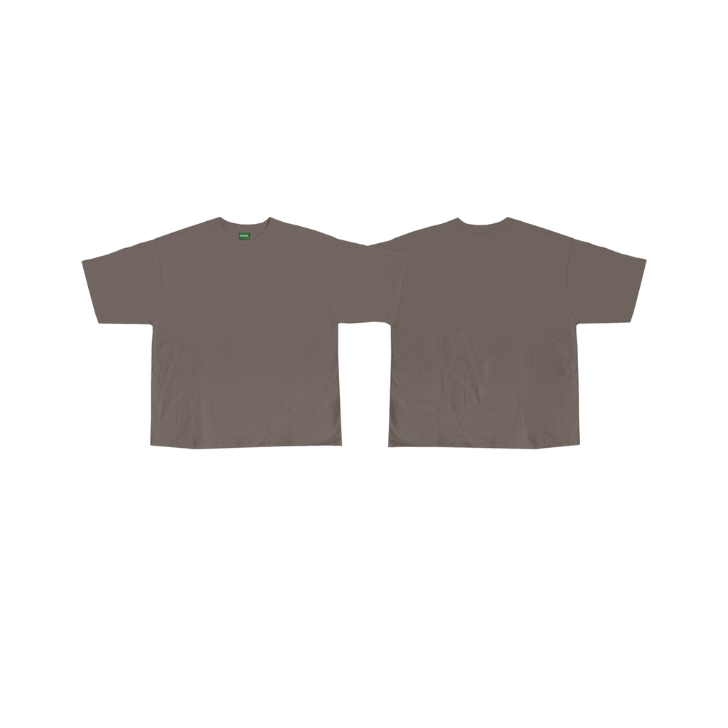 Attack Apparel "BOXY CROPPED PLAIN" (TAUPE)